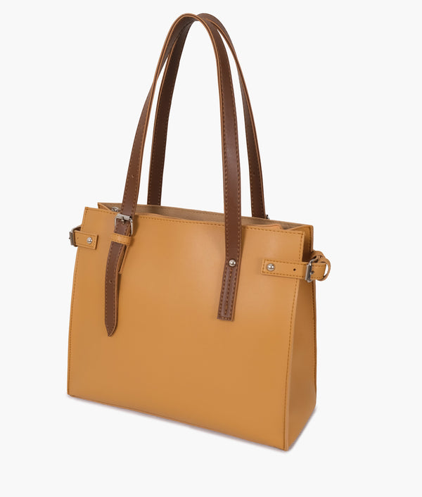 RTW - Mustard satchel tote bag