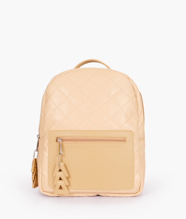 RTW - Off-white quilted mini backpack