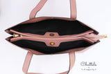 Chattels by M Sylvia Pale Pink Bag- Pale Pink