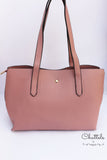 Chattels by M Sylvia Pale Pink Bag- Pale Pink