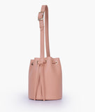 RTW - Peach loop handle bucket bag