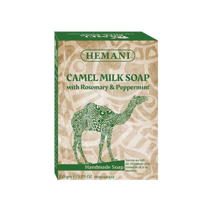 HEMANI HERBAL - Camel Milk Soap with Rosemary & Peppermint