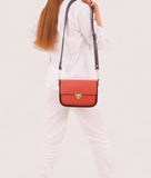 RTW - Rust saddle bag with twist lock