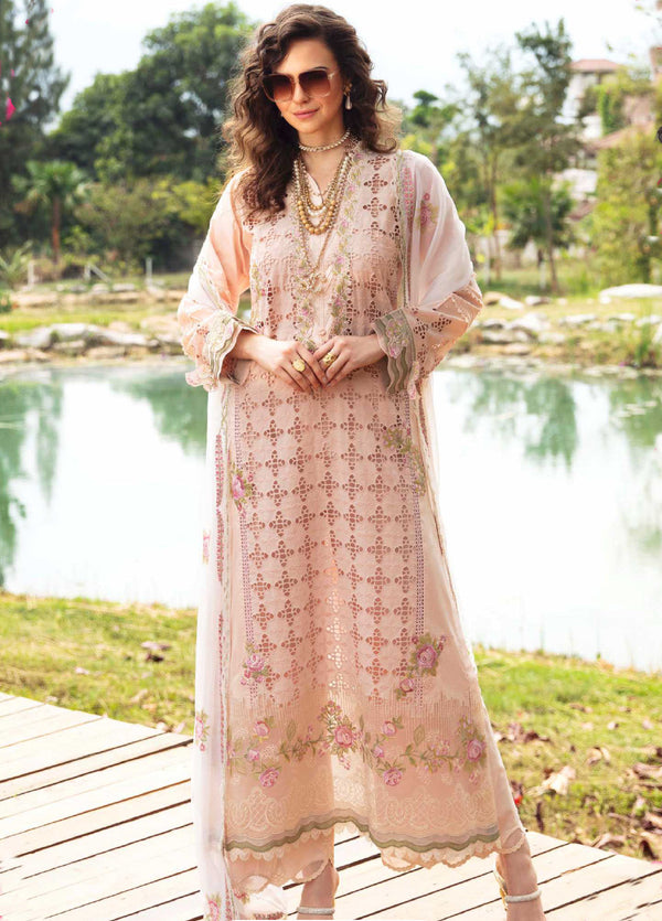 Sable Vogue Luxury Embroidered Swiss Lawn 3 Piece Unstitched Suit SV24LL-03 ASMARA