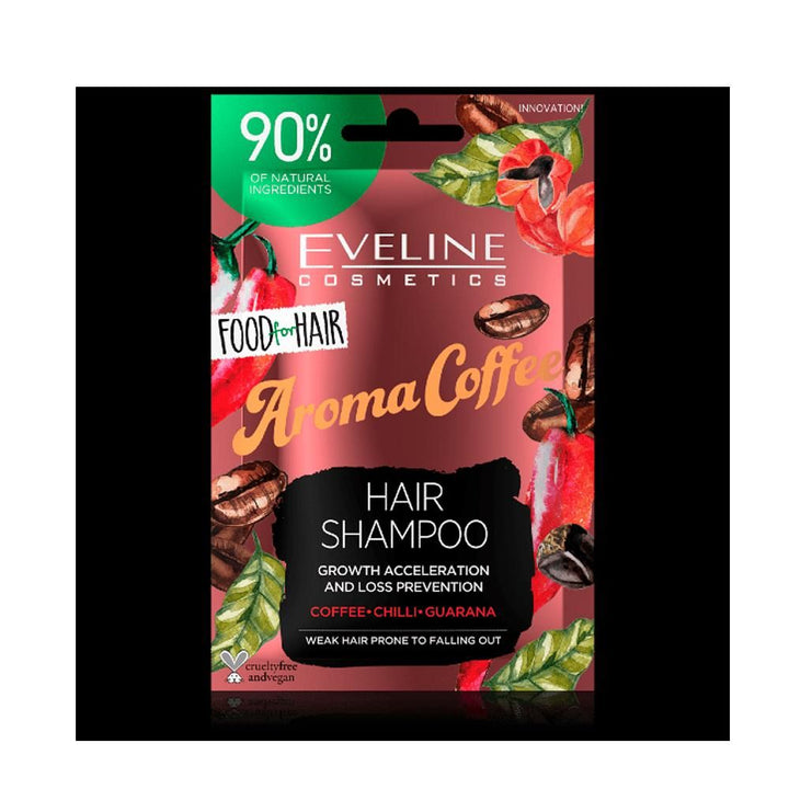 Eveline- Eveline Food For Hair Shampoo Aroma Coffee, 20ml