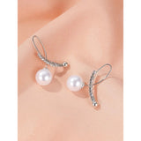 Shein - Faux Pearl Earrings