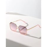 Shein - Half Frame Sunglasses