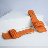 VYBE- Weave Slide-Orange