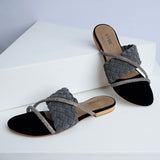 VYBE - Two Shine Strap- Black And Grey