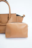 VYBE-Handle Lock Shoulder Bag