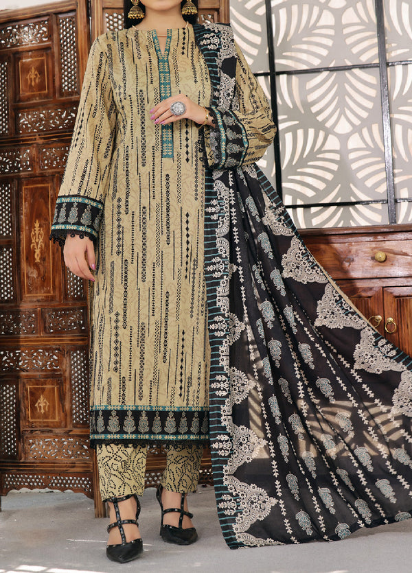 signature By VS Textile Printed Lawn 3 Piece Unstitched Suit VST24PL-349