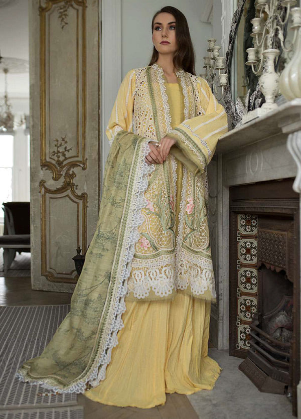 Sobia Nazir Embroidered Luxury Lawn 3 Piece Unstitched Suit SN24LL 11A