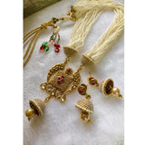 Jewels By Noor- south Indian mala with earrings