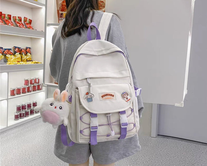 Mines  Stringo Backpack - White