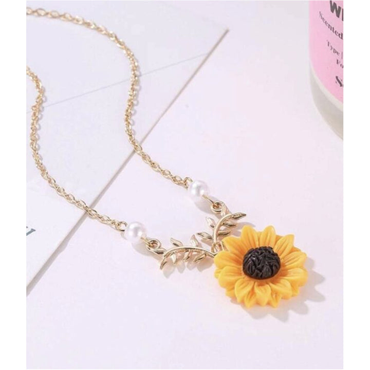 Sowear- Sunflower Necklace For Women