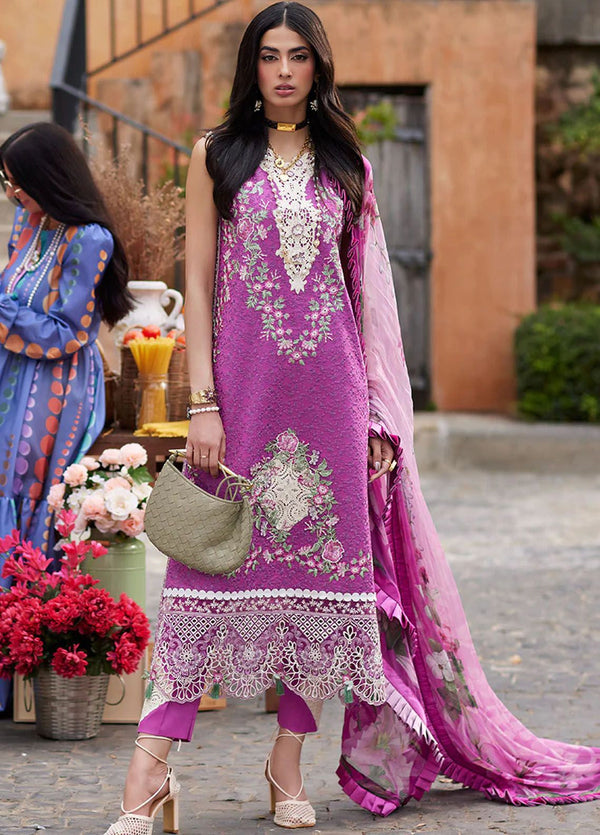 Te Amo By Mushq Embroidered Luxury Lawn 3 Piece Unstitched Suit MQ24TAL D-15 ROMA RAPTURE