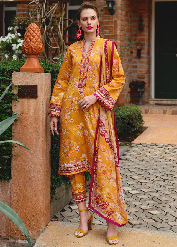 The Enchanted Garden By Gulaal Embroidered Lawn 3 Piece Unstitched Suit GL24EGL 02 FLORENCE