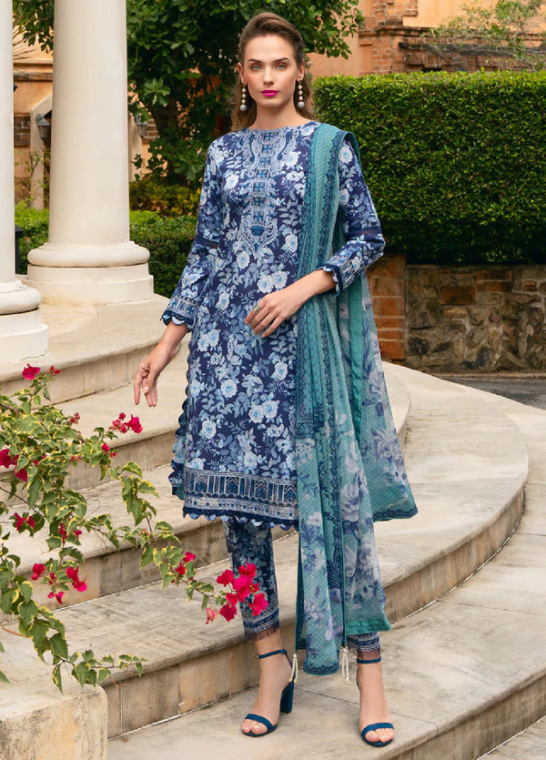 The Enchanted Garden By Gulaal Embroidered Lawn 3 Piece Unstitched Suit GL24EGL 07 OLVERA