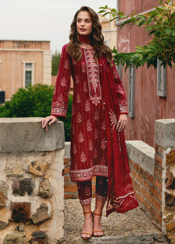 The Enchanted Garden By Gulaal Embroidered Lawn 3 Piece Unstitched Suit GL24EGL 08 VEZELAY