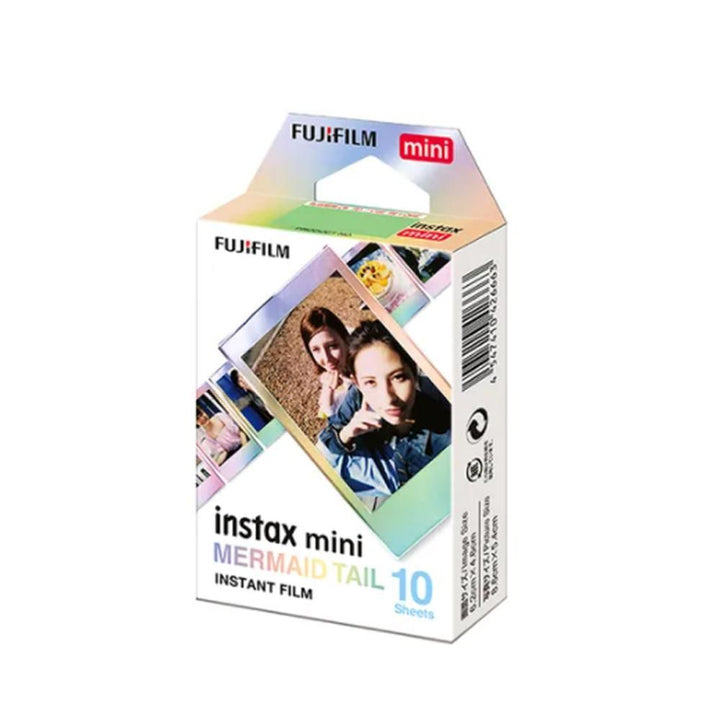 FujiFilm- 10-Piece Instax Mini Photo Paper Film 8.6x5.4centimeter Mermaid Tail